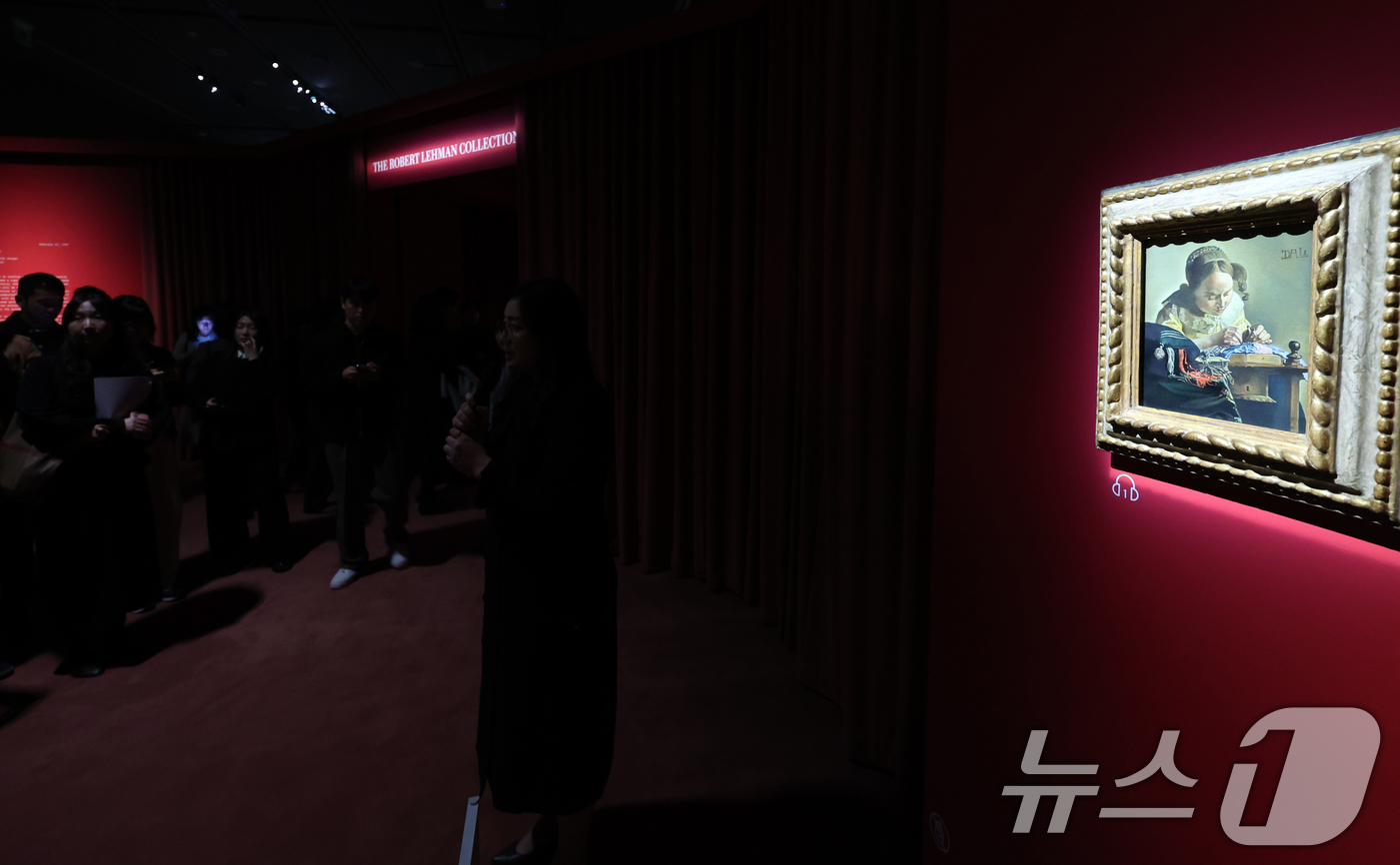 (서울=뉴스1) 김명섭 기자 = 13일 서울 용산구 국립중앙박물관 특별전시실에서 열린 '인상주의에서 초기 모더니즘까지, 빛을 수집한 사람들'-메트로폴리탄박물관 로버트 리먼 컬렉션 …