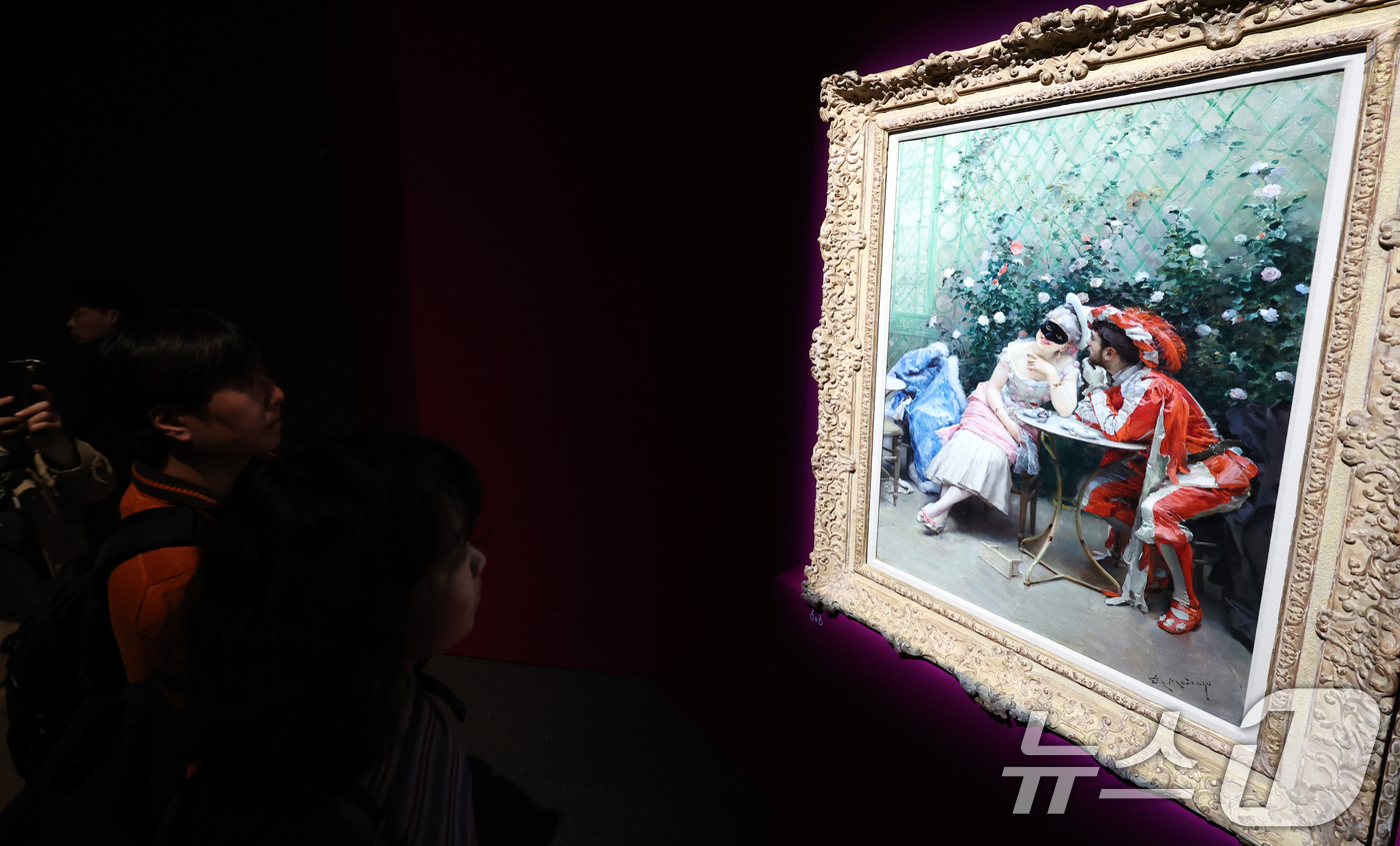 (서울=뉴스1) 김명섭 기자 = 13일 서울 용산구 국립중앙박물관 특별전시실에서 열린 '인상주의에서 초기 모더니즘까지, 빛을 수집한 사람들'-메트로폴리탄박물관 로버트 리먼 컬렉션 …