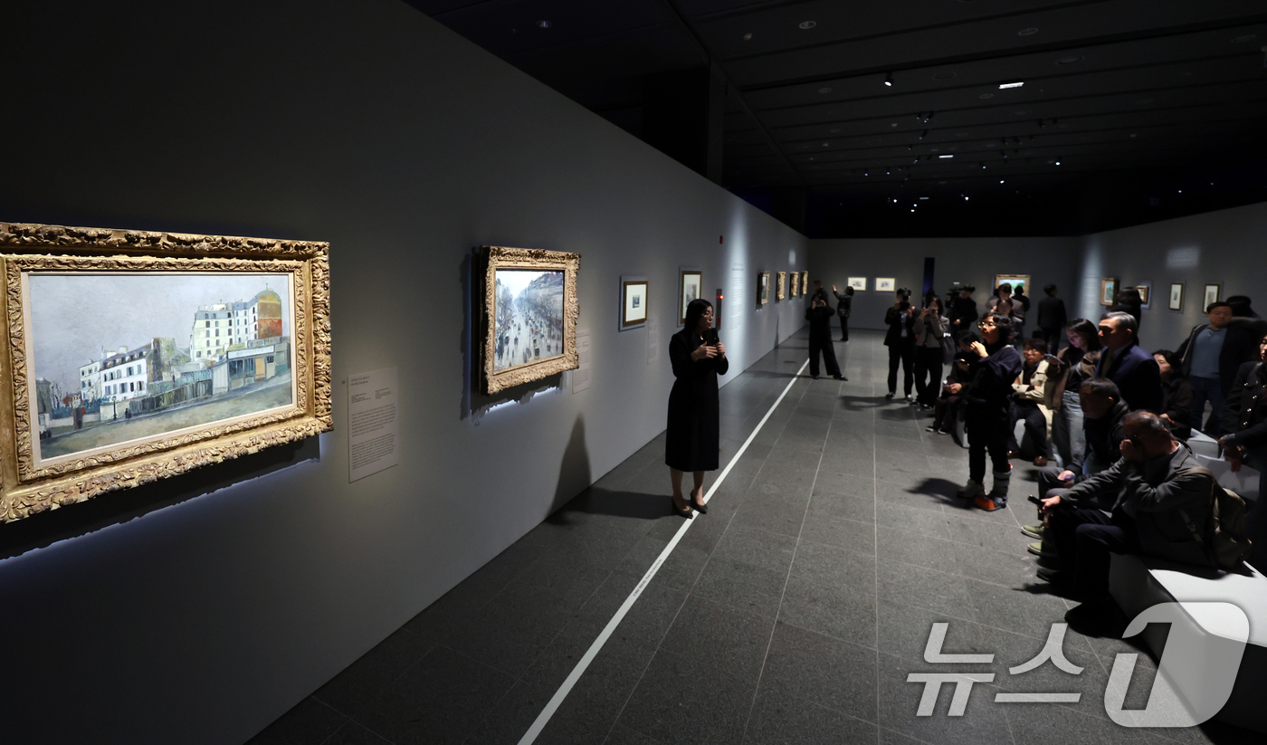(서울=뉴스1) 김명섭 기자 = 13일 서울 용산구 국립중앙박물관 특별전시실에서 열린 '인상주의에서 초기 모더니즘까지, 빛을 수집한 사람들'-메트로폴리탄박물관 로버트 리먼 컬렉션 …