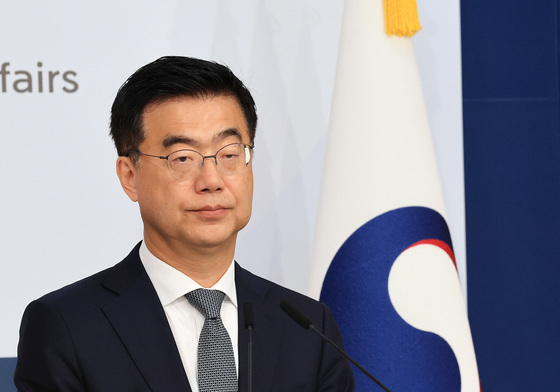 정례브리핑하는 이재웅 외교부 대변인