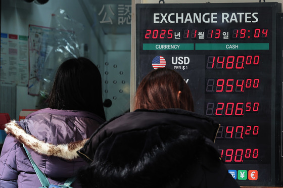 천장 뚫린 환율, 1480원 위협