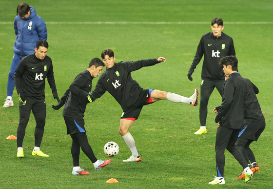 홍명보호, 이상 무…26명 전원, 밝은 분위기서 볼리비아전 준비