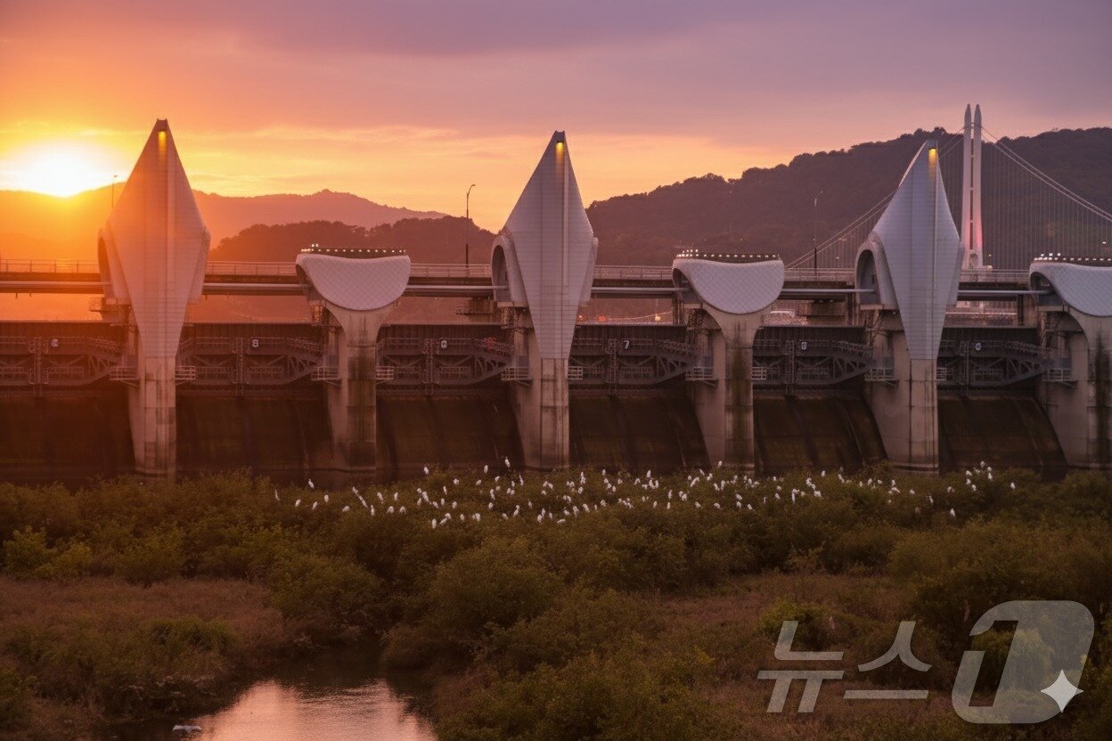 본문 이미지 - 황새서식지인 예산의 예당호&#40;한국관광공사 제공&#41; 
