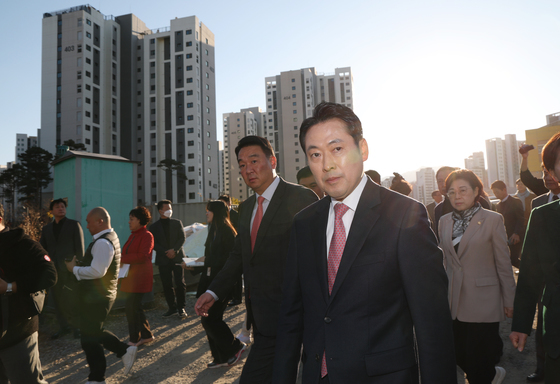 대장동 방문한 장동혁 대표