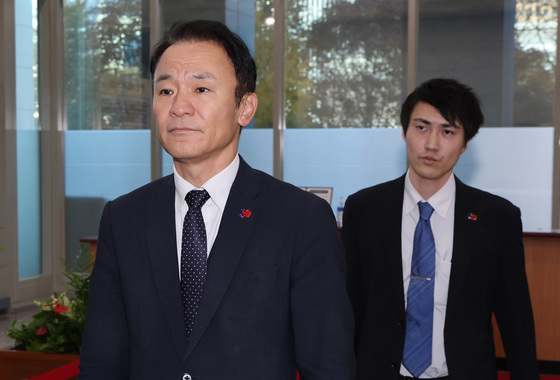 외교부로 초치되는 마츠오 히로타카 주한일본대사관 총괄공사