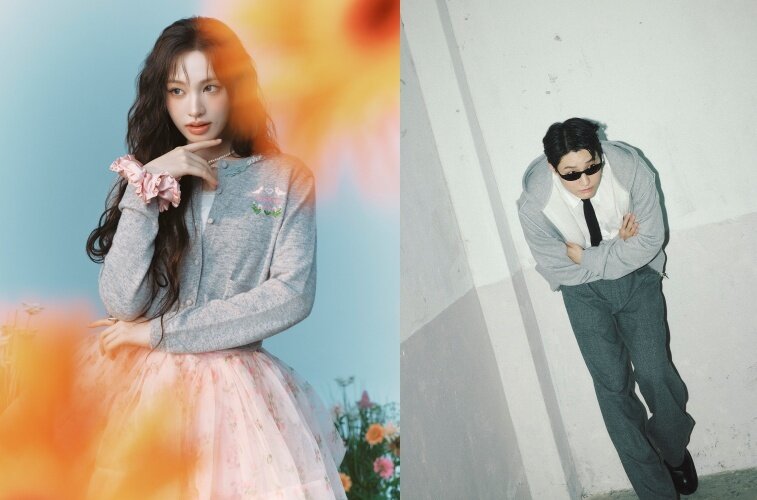 본문 이미지 - 아이브 리즈, 가수 우즈 등과 협업한 에잇세컨즈 컬래버 상품들(에잇세컨즈 제공)