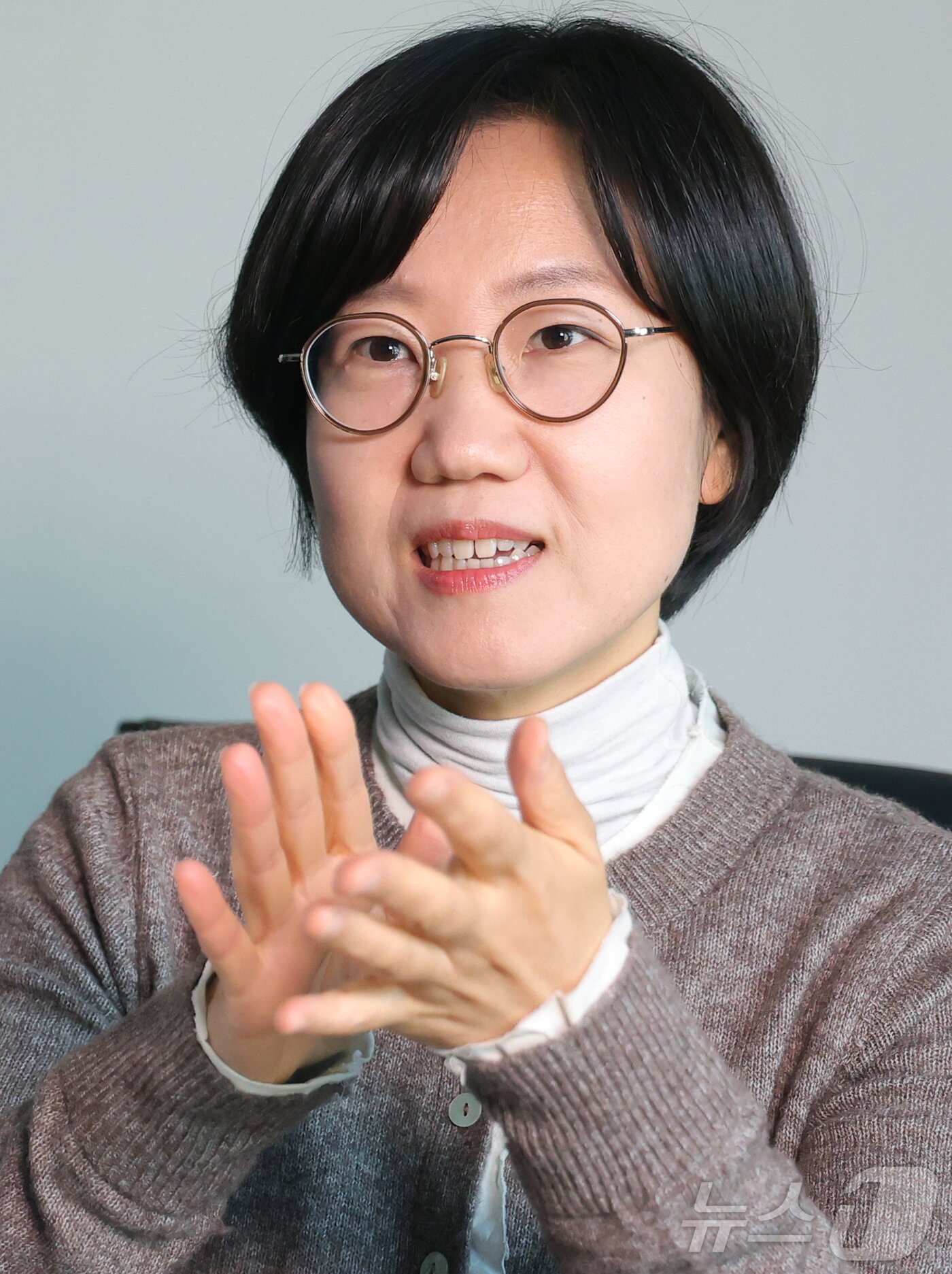 본문 이미지 - 송주현 기린컴퍼니 대표가 14일 서울 종로구 뉴스1 사옥에서 인터뷰를 하고 있다. ⓒ News1 권현진 기자