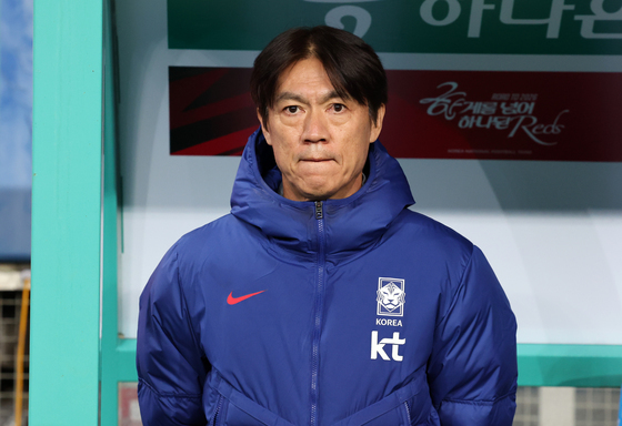 홍명보 감독 "손흥민, 자신 역할 충실히 수행…조규성, 더 좋아질것"