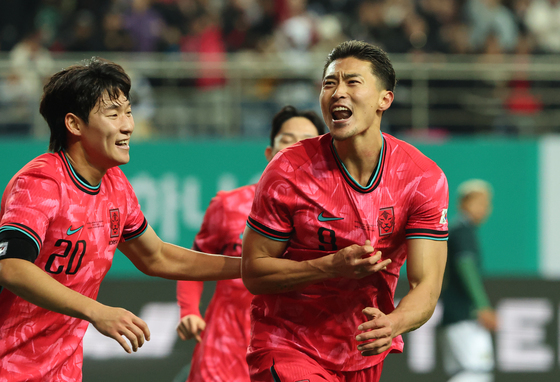 조규성, 1년 8개월 만에 돌아와 골까지…최전방 경쟁 뜨거워졌다