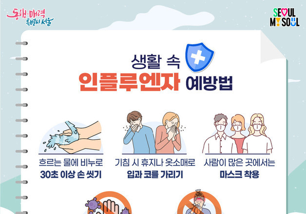 "독감 환자 급증" 서울시, 접종 참여·마스크 착용 당부