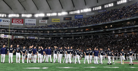 야구 국가대표, 도쿄돔 원정 평가전서 11-4 완패