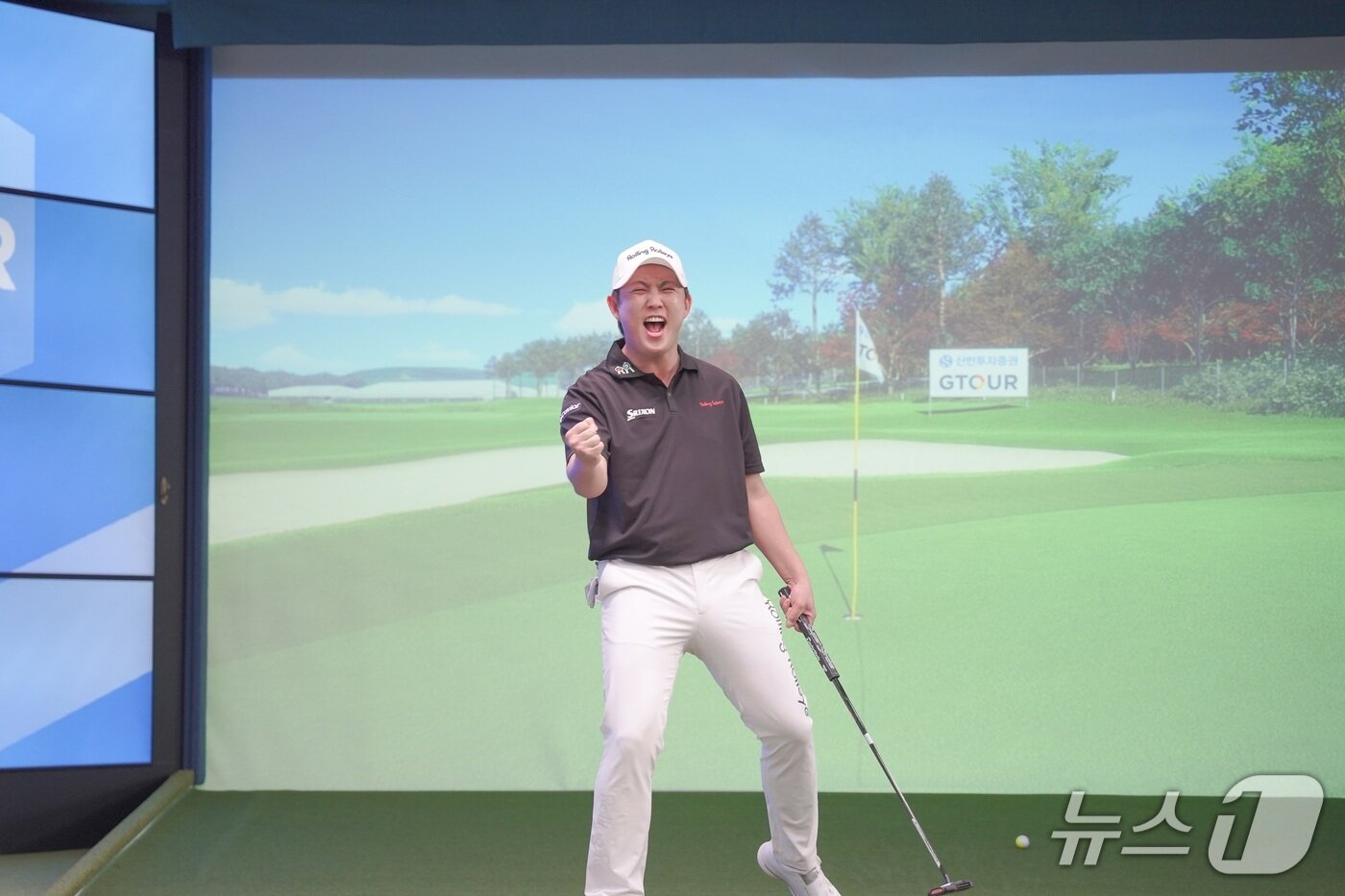 본문 이미지 - 신한투자증권 지투어 7차 우승을 차지한 이용희 &#40;골프존 제공&#41;