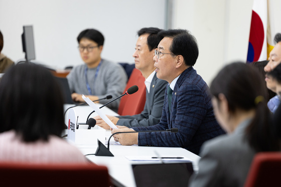 송언석 국민의힘 원내대표 현안 간담회