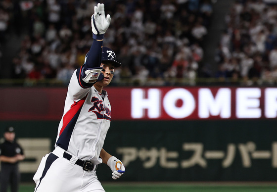 김주원 9회 2사 극적 동점포…류지현호, 일본과 7-7 무승부