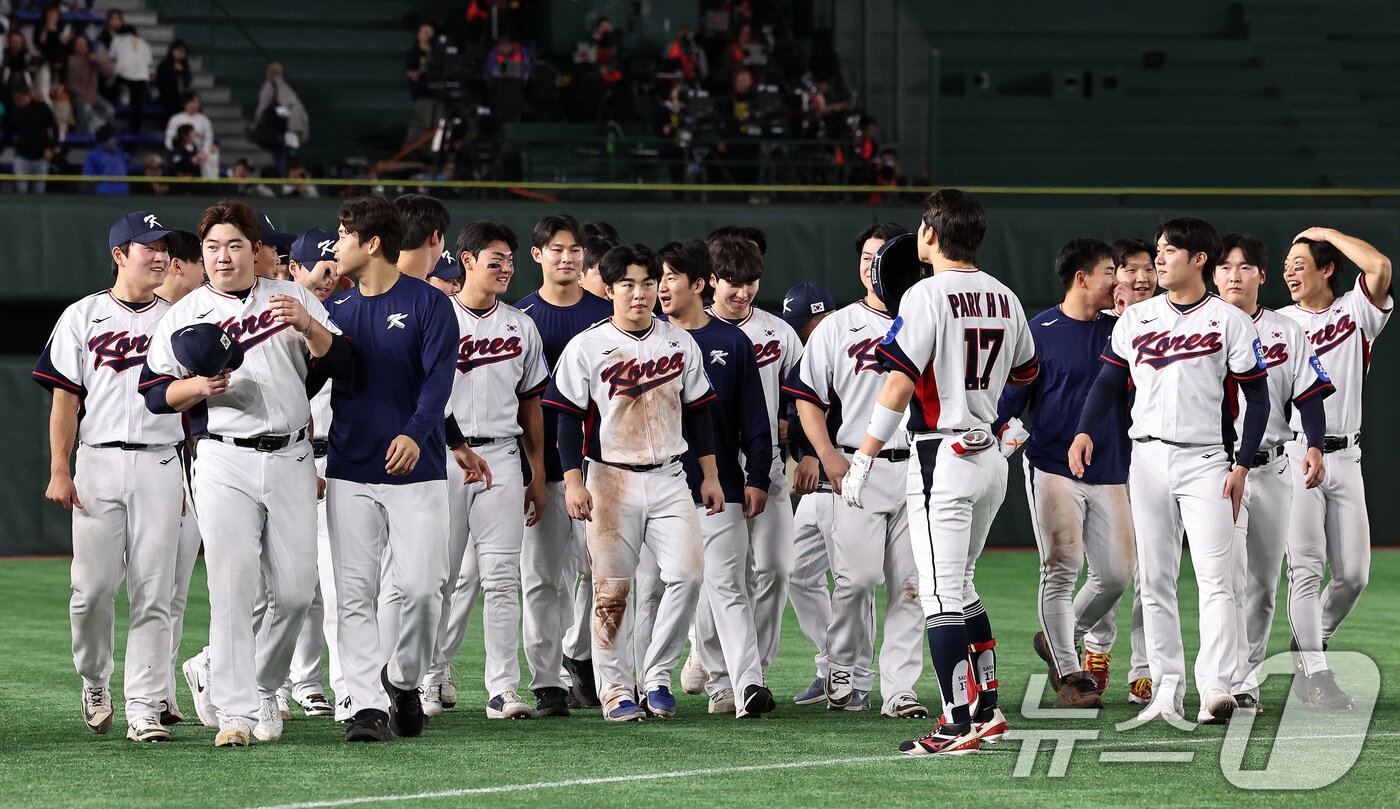 본문 이미지 - WBC 출전을 준비하는 야구 대표팀. / 뉴스1 DB ⓒ News1 구윤성 기자