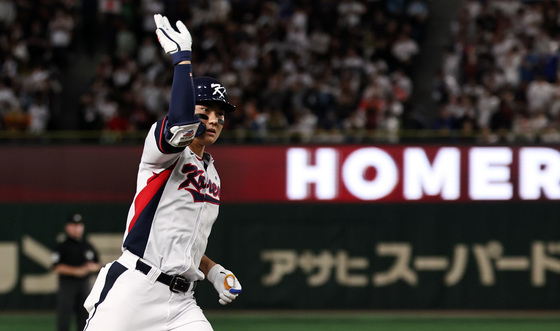 김주원, 9회말 2사 극적인 동점포