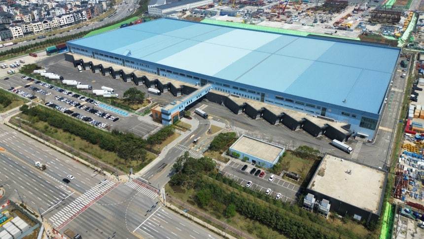 본문 이미지 - 삼성전자 평택 물류센터 전경. &#40;평택도시공사 제공&#41; / 뉴스1 ⓒ News1