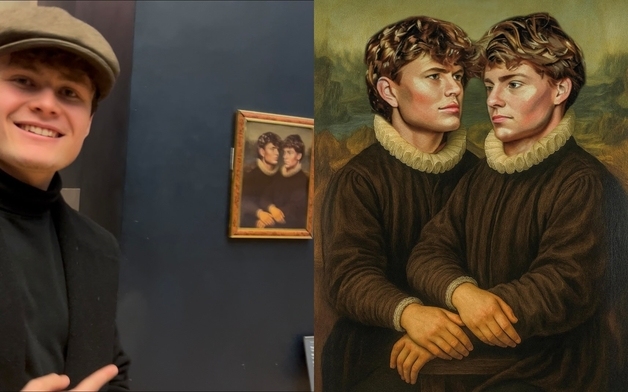 루브르 보안 또 뚫렸다?…모나리자 근처에 자작 그림 건 틱톡커