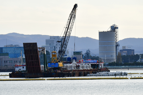 영일대해수욕장 수중 잠제 설치