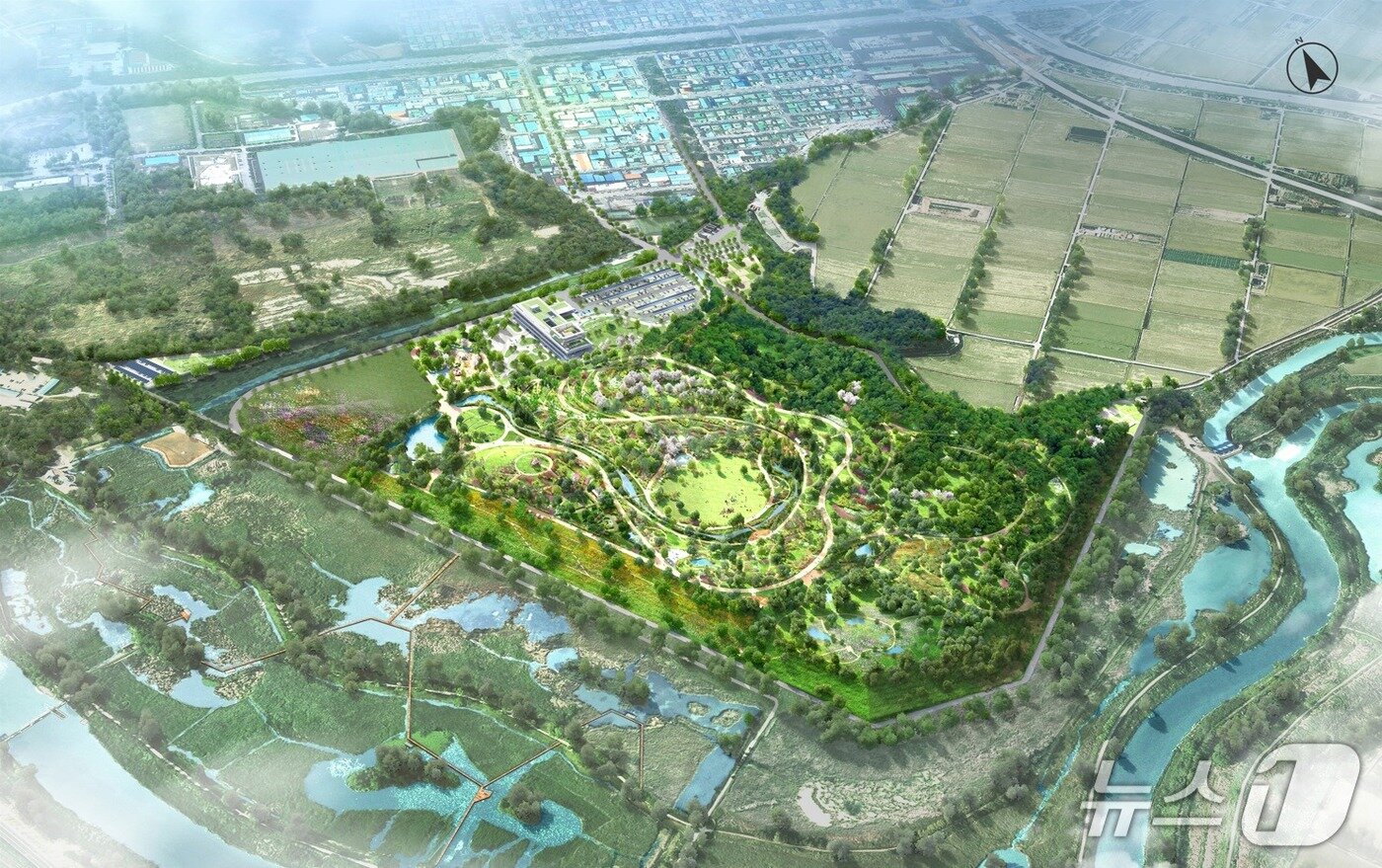 본문 이미지 - 경기지방정원 ‘새로숲’ 조감도.&#40;경기도 제공. 재판매 및 DB금지&#41;