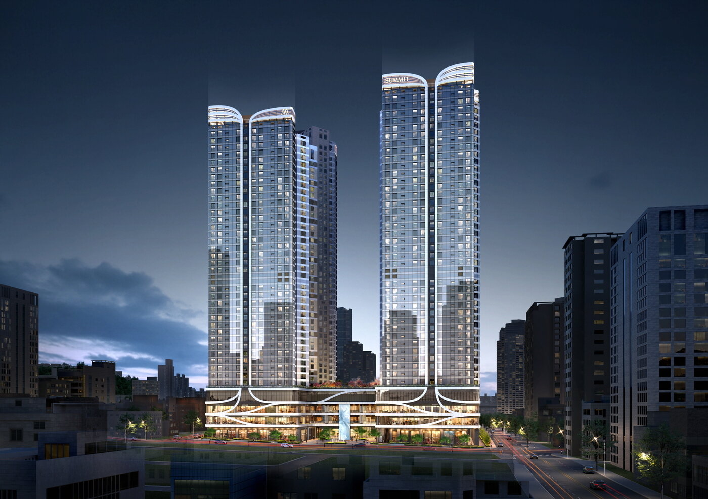 본문 이미지 - 대우건설이 부산에서 선보인 서면 써밋 더뉴 투시도.&#40;대우건설 제공&#41;뉴스1ⓒ news1