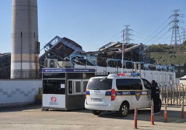 울산화력 붕괴 사고 합동감식…원인은?
