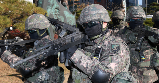 국가중요시설 방호훈련하는 51사단 장병들
