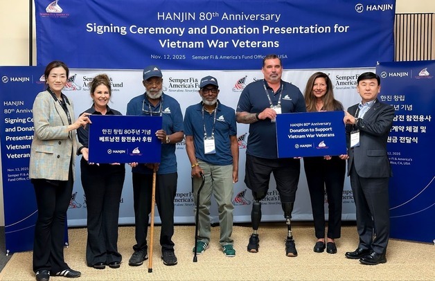 한진, 80주년 맞아 역사적 인연 있는 美 참전용사 후원