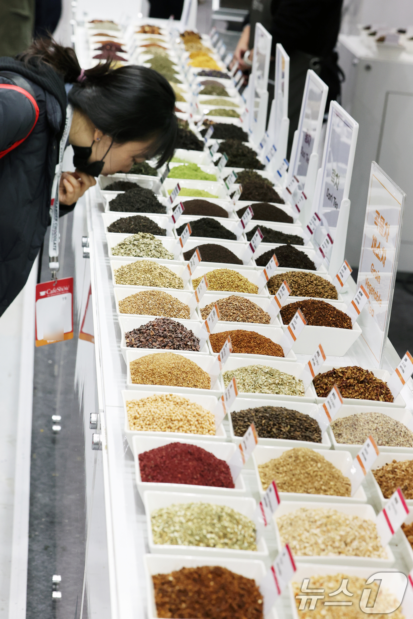 (서울=뉴스1) 황기선 기자 = 19일 서울 강남구 코엑스에서 열린 '2025 서울카페쇼'에서 관람객들이 전시 부스를 둘러보고 있다. 2025.11.19/뉴스1