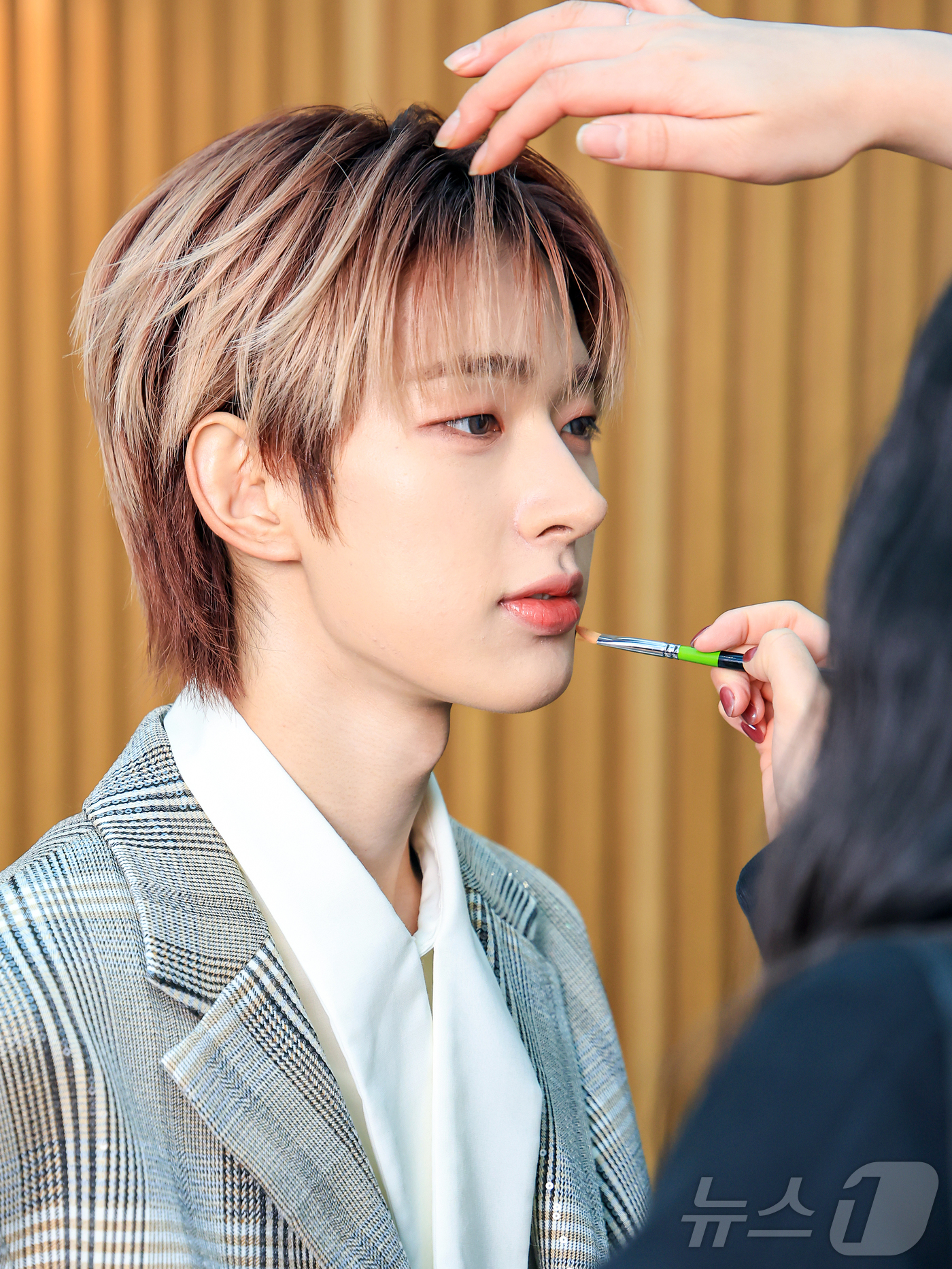 (서울=뉴스1) 김진환 기자 = JYP엔터테인먼트 소속 7인조 보이그룹 넥스지(NEXZ)의 리더 토모야가 서울 강동구 JYP 사옥에서 뉴스1 '물 건너온 아이들' 인터뷰를 앞두고 …