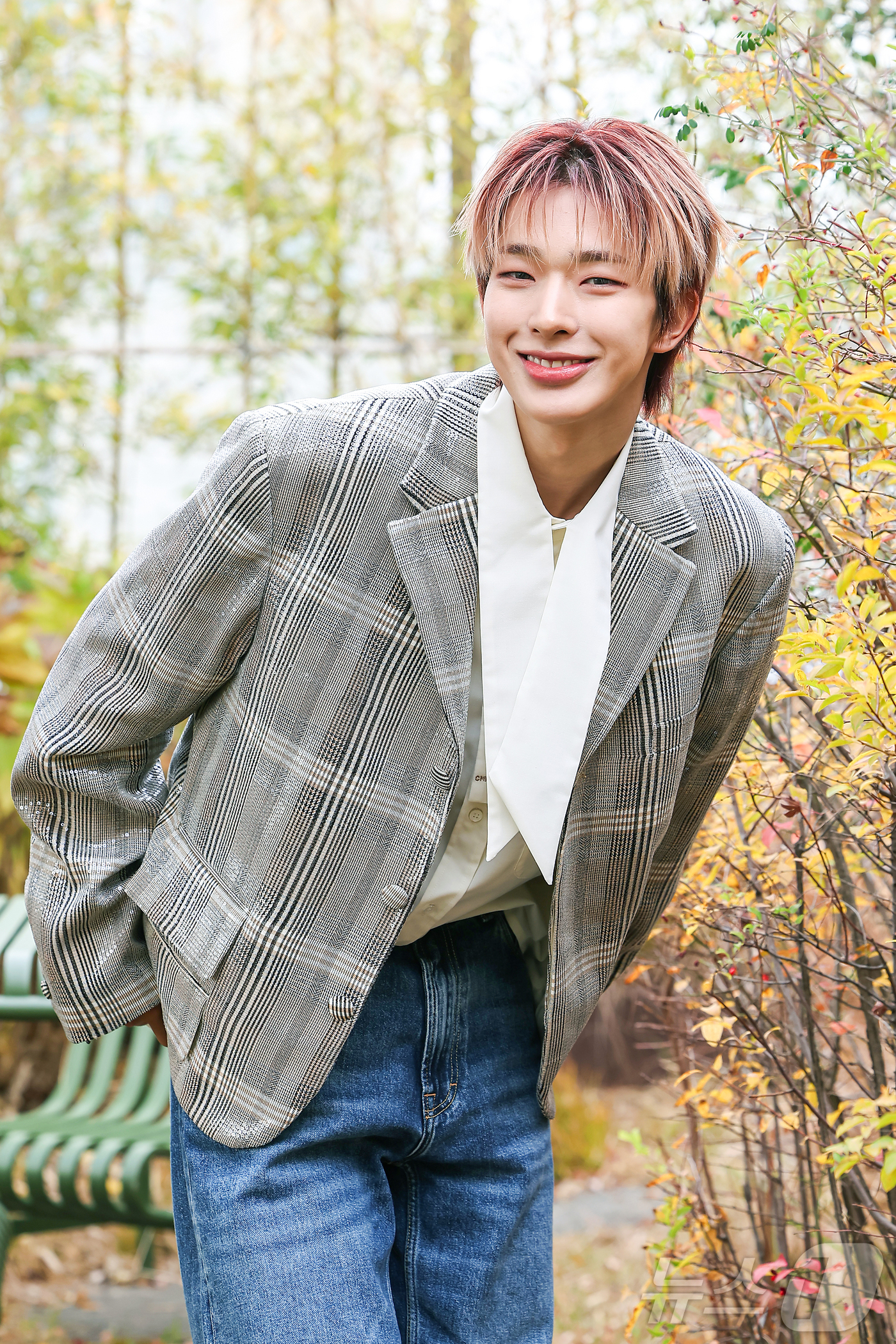 (서울=뉴스1) 김진환 기자 = JYP엔터테인먼트 소속 7인조 보이그룹 넥스지(NEXZ)의 리더 토모야가 서울 강동구 JYP 사옥에서 뉴스1 '물 건너온 아이들' 인터뷰를 앞두고 …