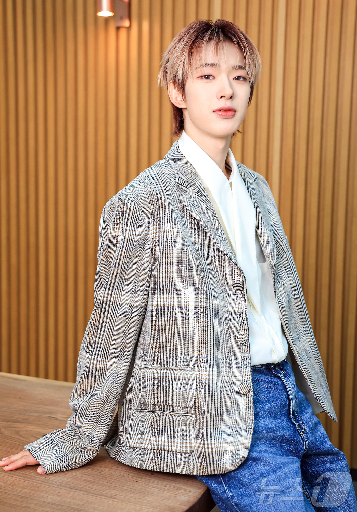 (서울=뉴스1) 김진환 기자 = JYP엔터테인먼트 소속 7인조 보이그룹 넥스지(NEXZ)의 리더 토모야가 서울 강동구 JYP 사옥에서 뉴스1 '물 건너온 아이들' 인터뷰를 앞두고 …