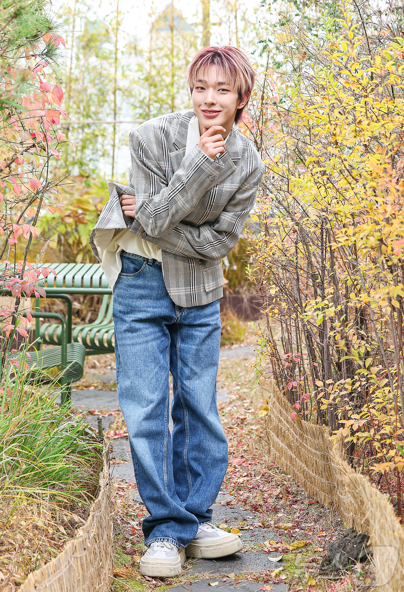 (서울=뉴스1) 김진환 기자 = JYP엔터테인먼트 소속 7인조 보이그룹 넥스지(NEXZ)의 리더 토모야가 서울 강동구 JYP 사옥에서 뉴스1 '물 건너온 아이들' 인터뷰를 앞두고 …