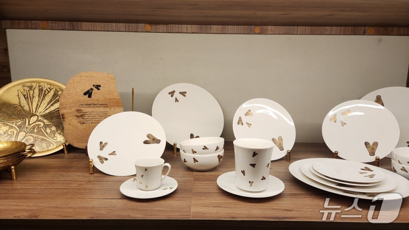 본문 이미지 - 이집트 대박물관&#40;GEM&#41;  기념품점에 진열 중인 &#39;뮤지엄&#39;&#40;MUSEEUM&#41;의 상품들 ⓒ 뉴스1 김정한 기자