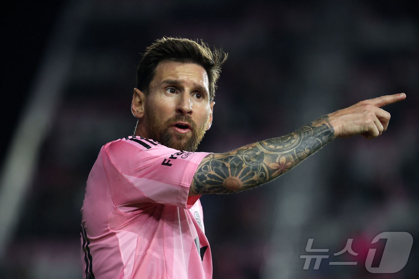 본문 이미지 - 인터 마이애미의 메시ⓒ AFP=뉴스1