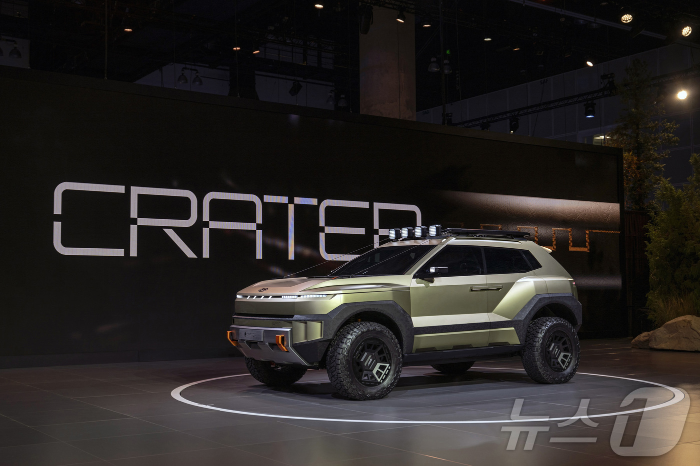 (서울=뉴스1) = 현대자동차가 지난 20일(현지시간) 미국 LA 컨벤션 센터에서 열린 '2025 LA 오토쇼'에서 ‘크레이터 콤팩트 오프로드 콘셉트카 ‘크레이터(CRATER)’가 …