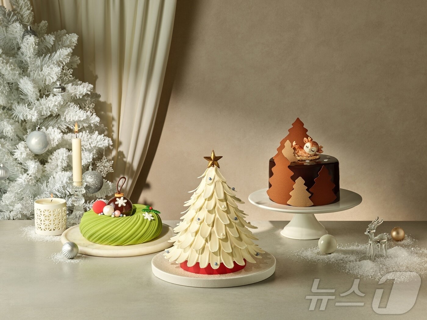 본문 이미지 - 크리스마스 케이크 3종&#40;웨스틴서울파르나스 제공&#41; 