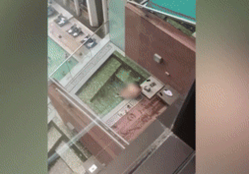 본문 이미지 - 홍콩의 한 호텔에서 커플로 추정되는 남녀가 성관계를 나누고 있다. 출처=더선