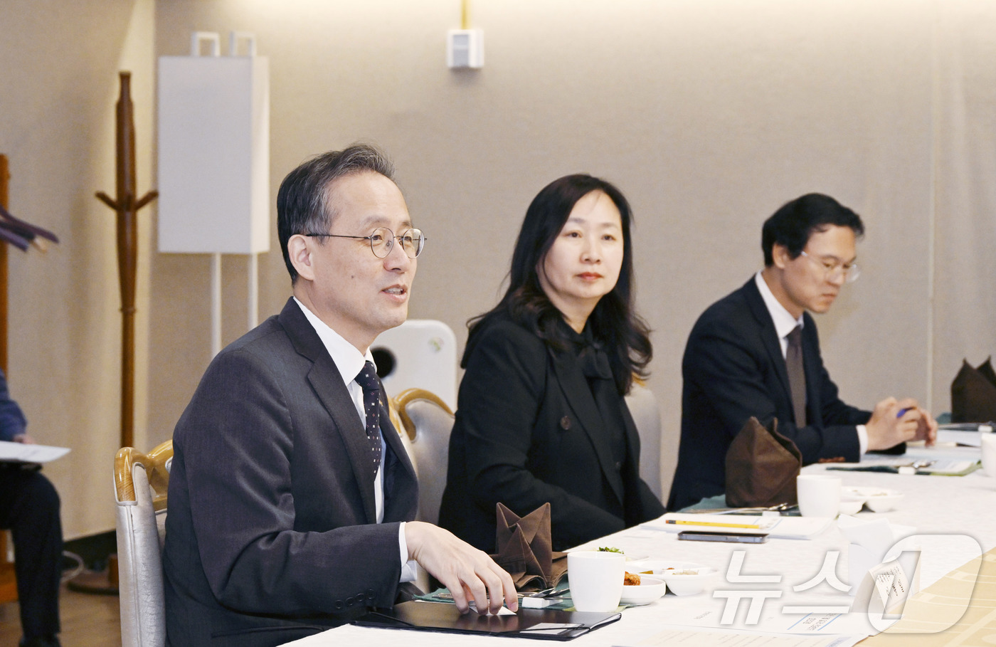 (서울=뉴스1) = 이형일 기획재정부 차관이 21일 오후 서울 종로구 정부서울청사에서 열린 '2025년 11월 일자리 전담반 회의'를 주재 하고 있다. (기획재정부 제공. 재판매 …