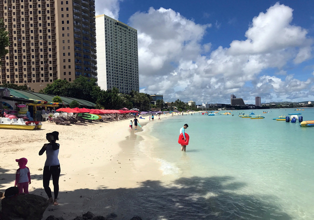 [포토] 괌 서부 타무닝 해변가의 모습