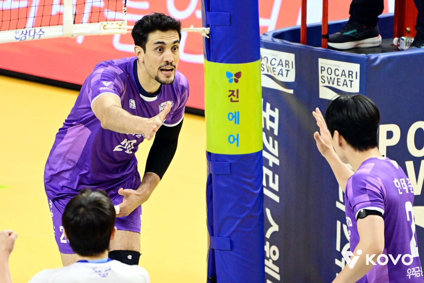 본문 이미지 - 우리카드의 아라우조. &#40;KOVO 제공&#41;