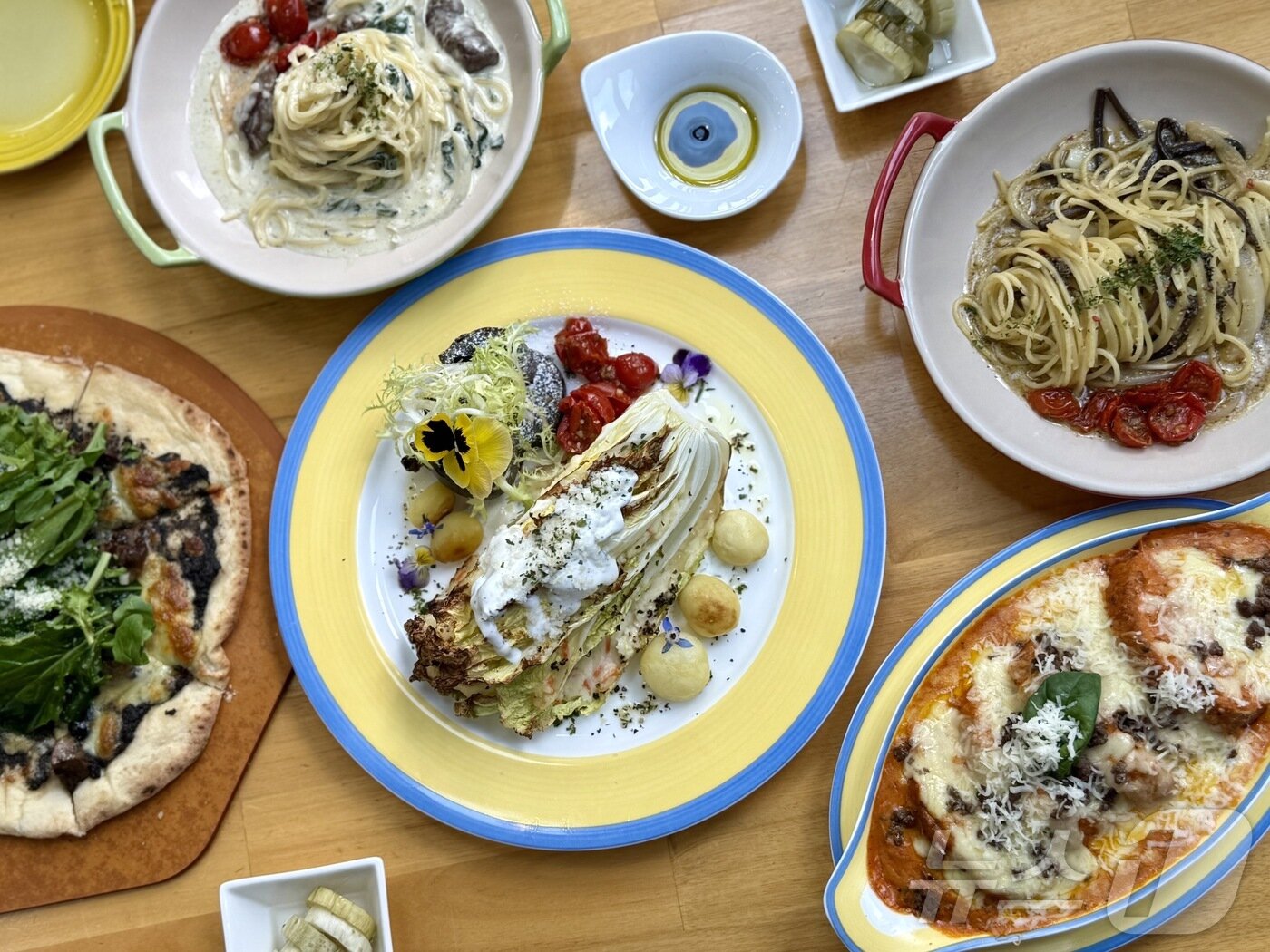 본문 이미지 - 더가든에서 선보이는 강원도 식자재를 활용한 이탈리아 요리들ⓒ News1 윤슬빈 관광전문기자