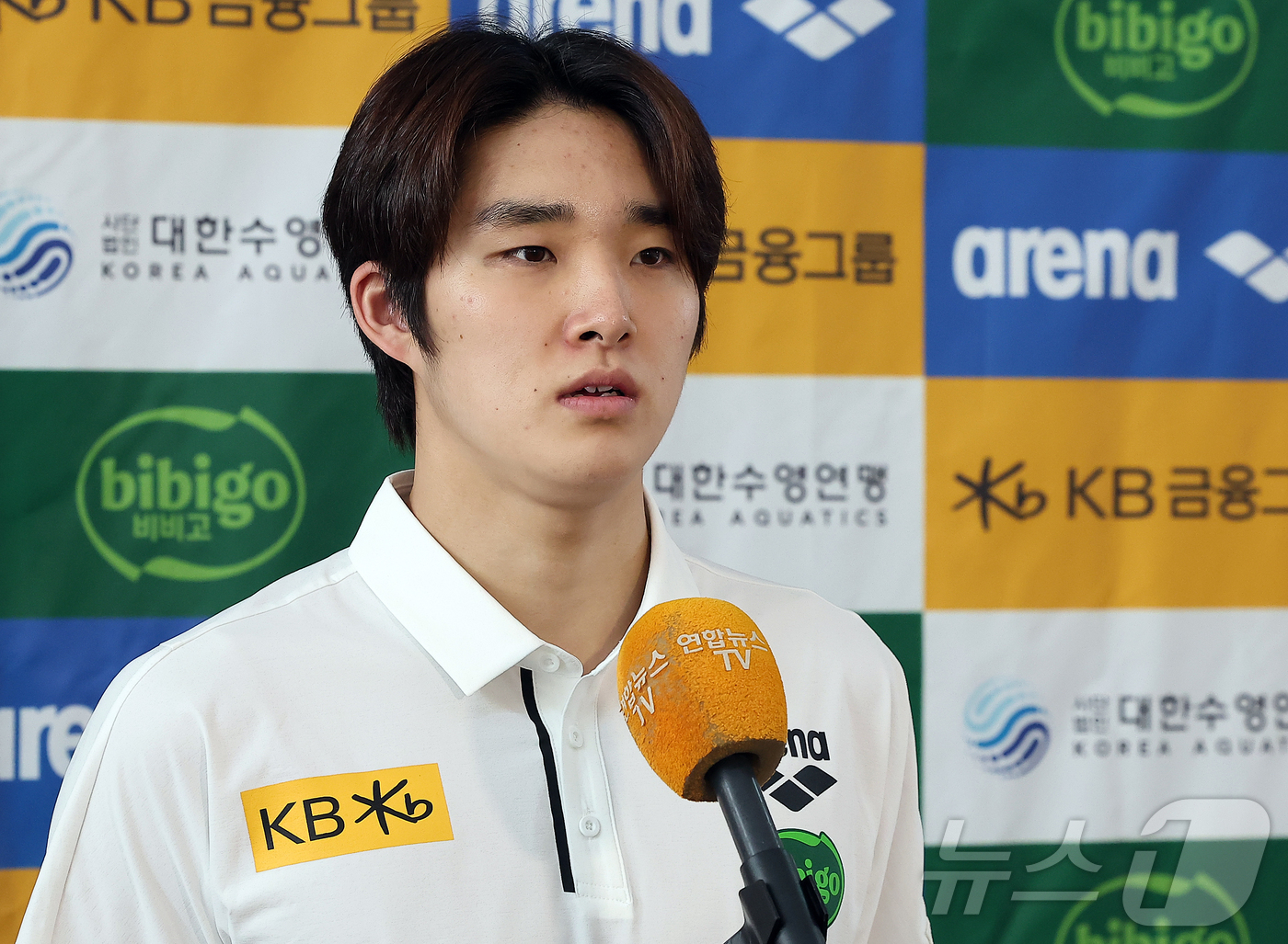 (인천공항=뉴스1) 김진환 기자 = 대한민국 수영 ‘간판’ 김우민이 23일 2025 전략종목 육성사업 수영(경영) 국가대표 해외 우수 선수단 합동훈련을 위해 호주로 출국에 앞서 인 …