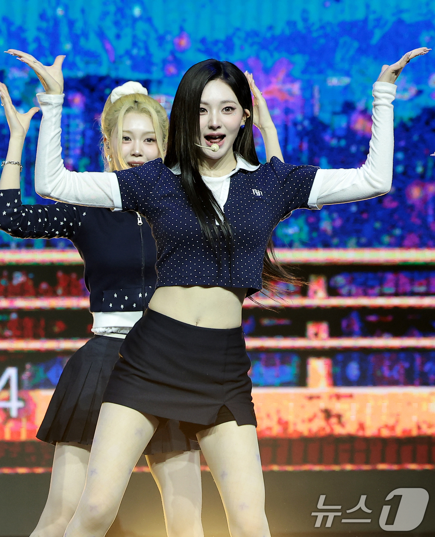 (서울=뉴스1) 권현진 기자 = 그룹 트리플에스(tripleS) 미소녀즈(msnz) zenith 곽연지가 24일 서울 한남동 블루스퀘어에서 가진 새 앨범 'Beyond Beauty …