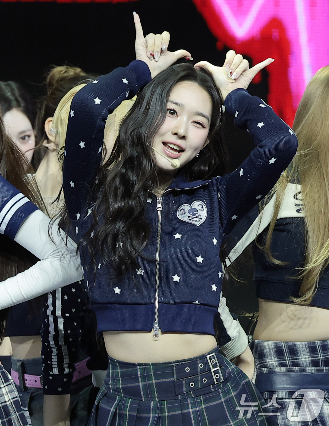 (서울=뉴스1) 권현진 기자 = 그룹 트리플에스(tripleS) 미소녀즈(msnz) zenith 곽연지가 24일 서울 한남동 블루스퀘어에서 가진 새 앨범 'Beyond Beauty …