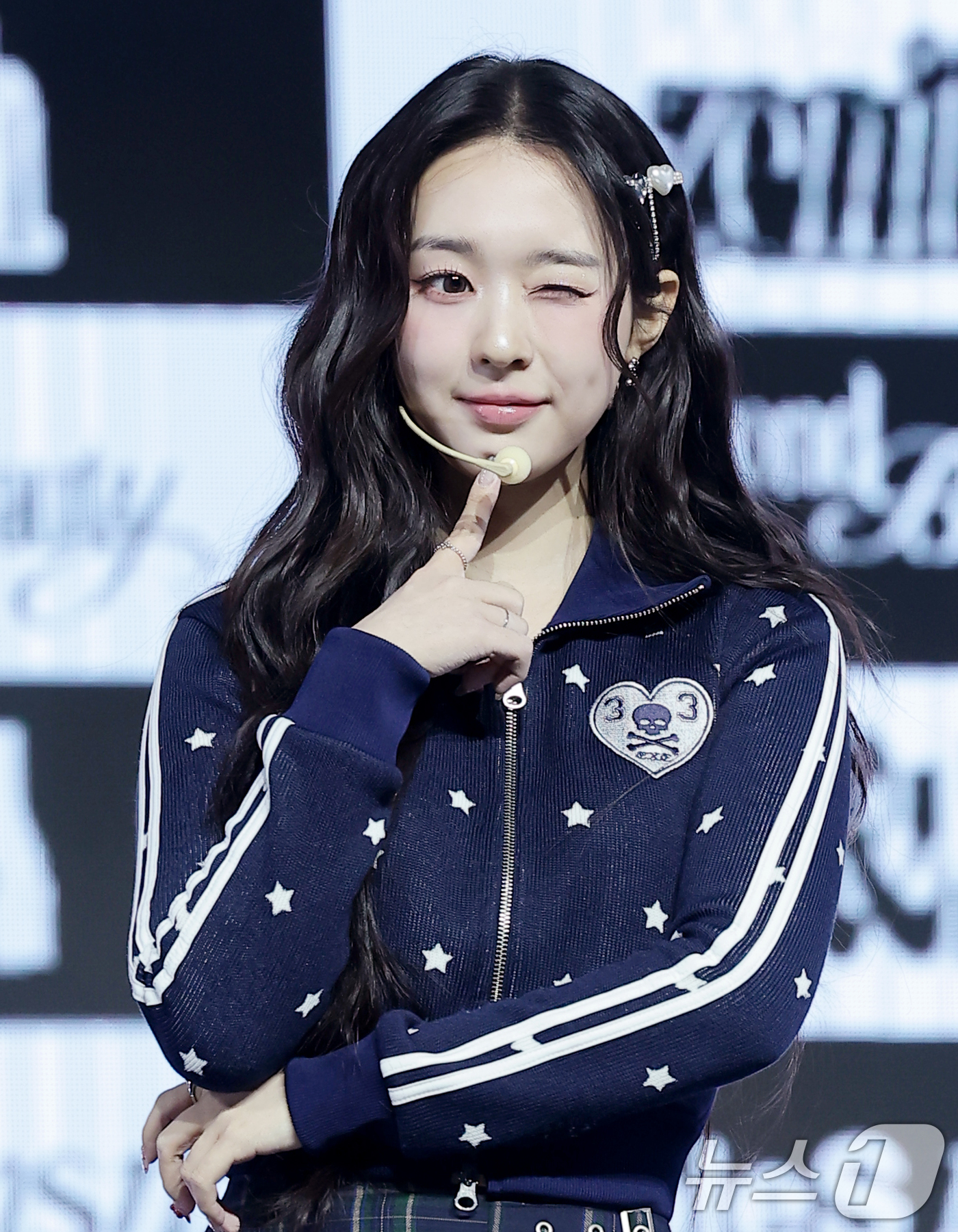 (서울=뉴스1) 권현진 기자 = 그룹 트리플에스(tripleS) 미소녀즈(msnz) zenith 김수민이 24일 서울 한남동 블루스퀘어에서 가진 새 앨범 'Beyond Beauty …