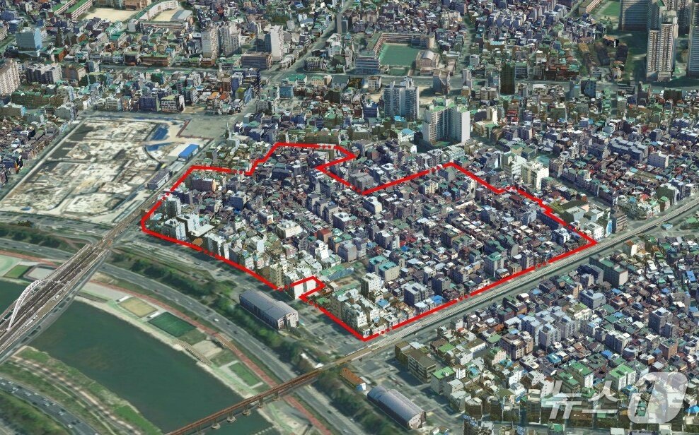 본문 이미지 -  중화동 325 모아타운 대상지 현재 모습 &#40;서울시 제공&#41; 뉴스1 ⓒ News1