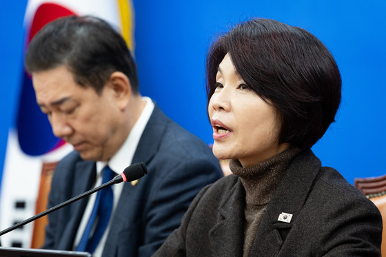 한정애 "2차 필버 예고한 국힘, 무책임 끝판왕…민생 골탕 먹여"