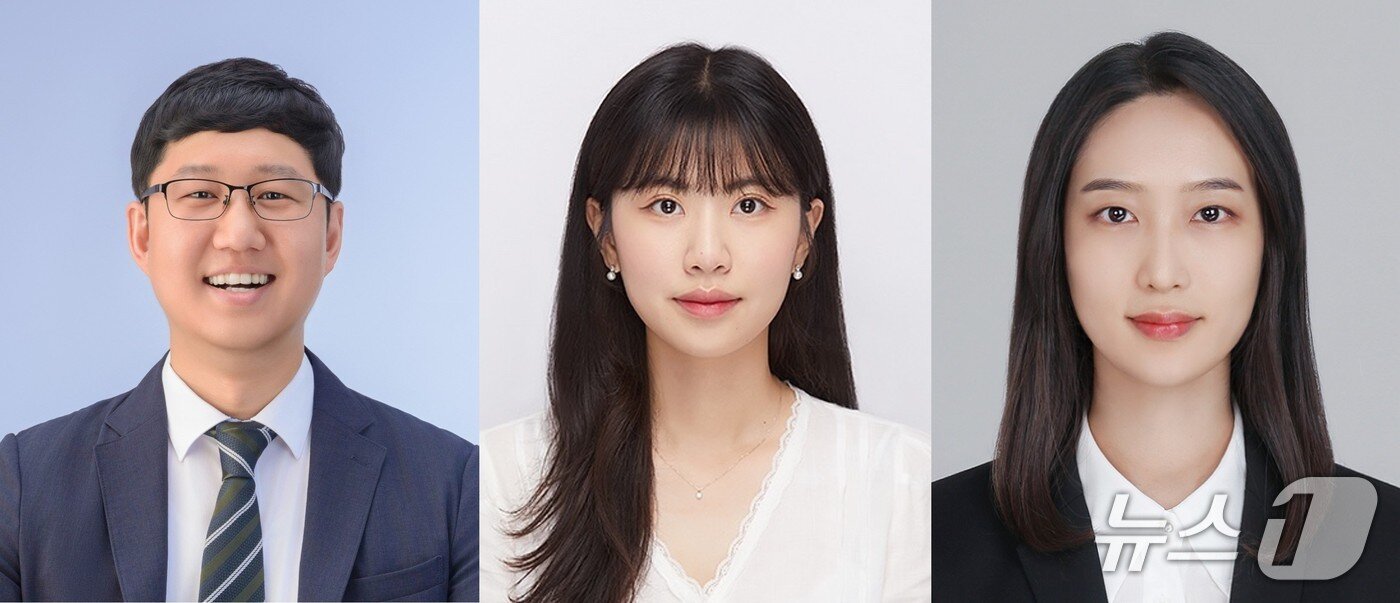 본문 이미지 - 좌측부터 UNIST 이상준 교수, 오주은 연구원&#40;제1저자&#41;, 이지혜 연구원&#40;제1저자&#41;&#40;UNIST 제공. 재판매 및 DB금지&#41;/뉴스1