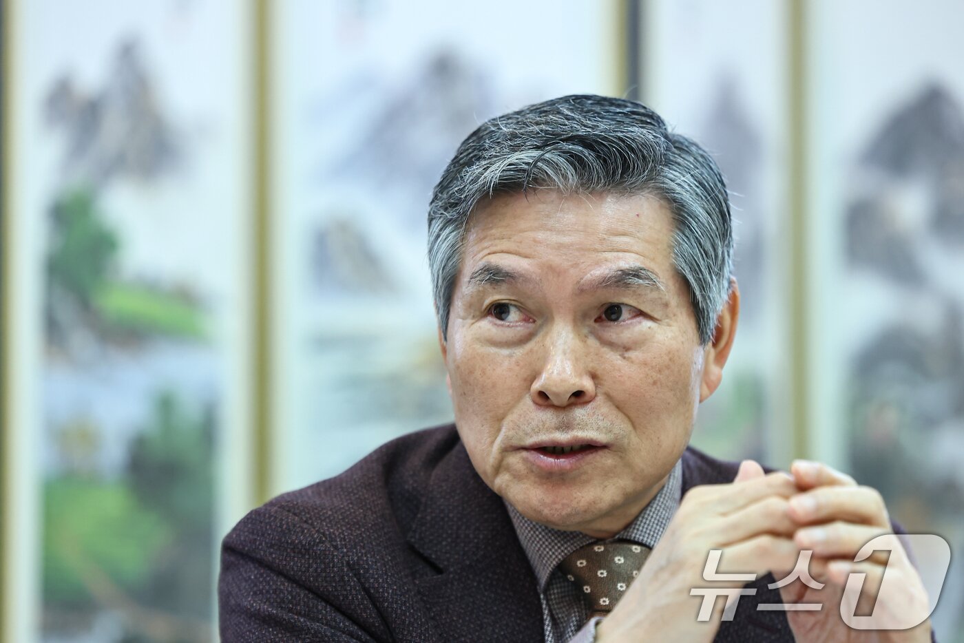 본문 이미지 - 정경두 전 국방부 장관은 &#34;법에 명시된 절차가 하나도 없었던 것이 12·3 비상계엄의 본질을 보여준다&#34;라고 말했다. 2025.11.25/뉴스1 ⓒ News1 김도우 기자